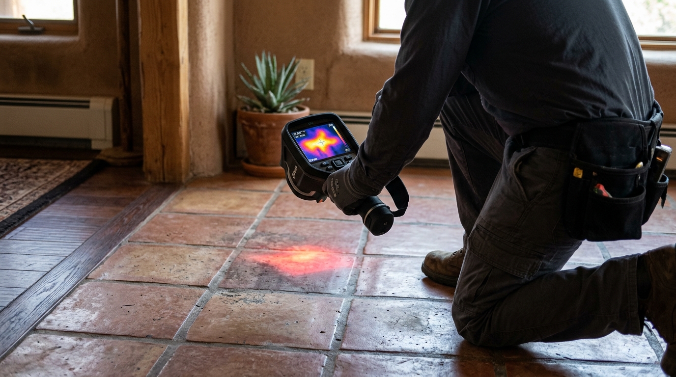 Thermal imaging proof used for insurance documentation in Westminster